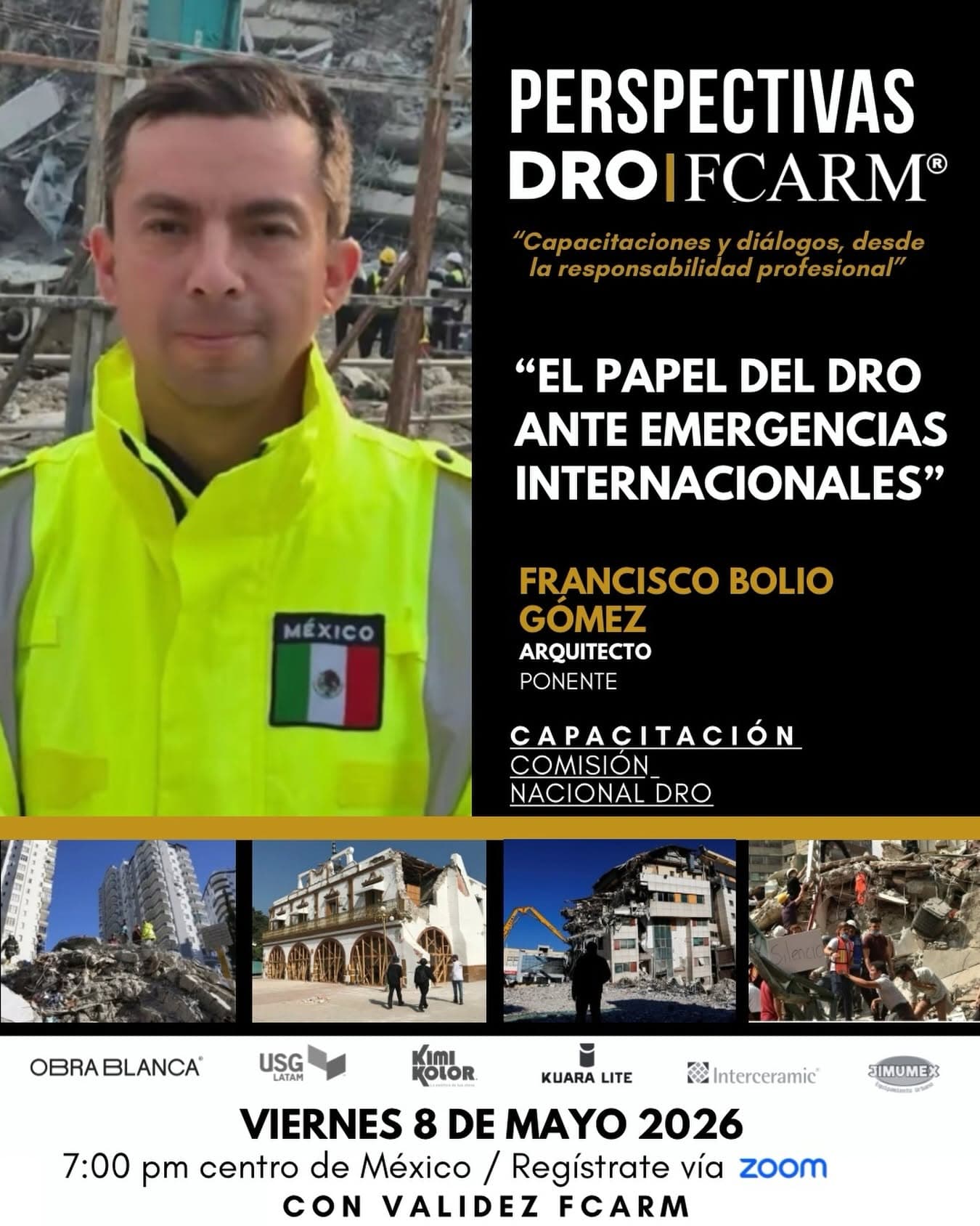 Ponencia: el papel del DRO ante emergencias internacionales